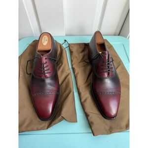 Corthay Kleber Cap Toe Oxford Burgundy 8.5 US - 7.5 UK - 41.5 EU